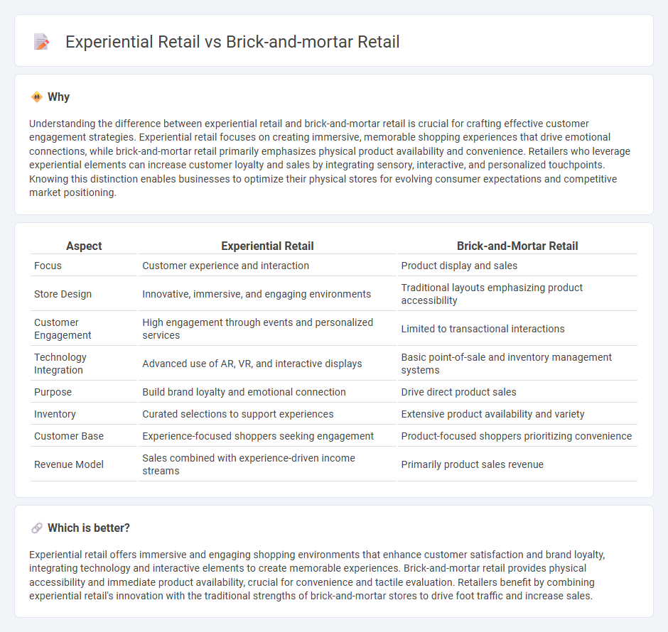 Experiential Retail vs Brick-And-Mortar Retail in Retail
