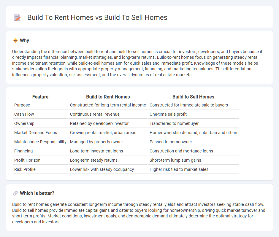 Build To Rent Homes vs Build To Sell Homes in Real Estate