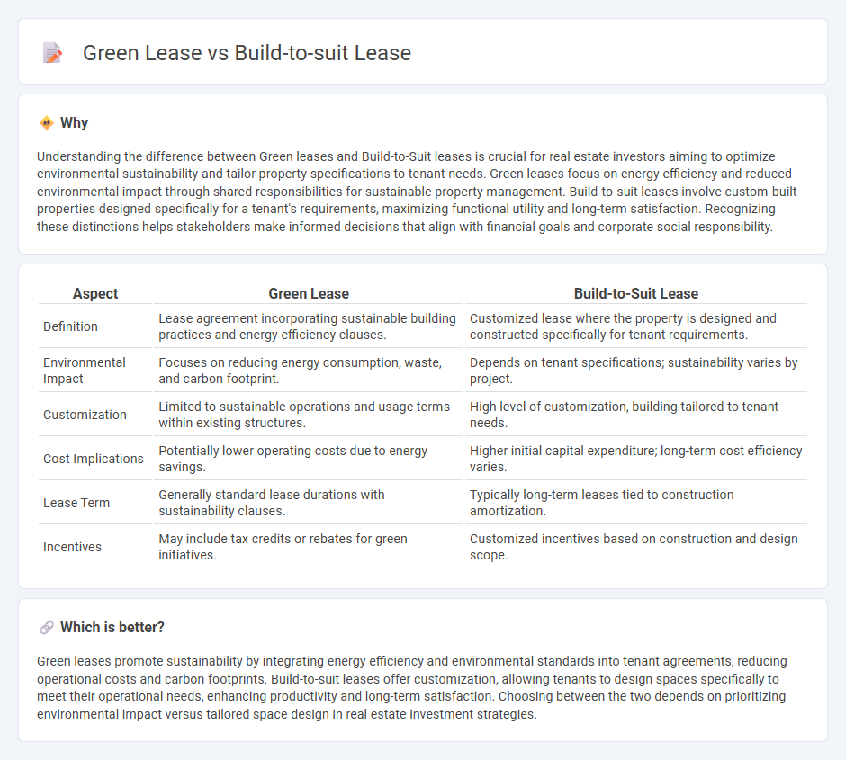 Green Lease vs Build-To-Suit Lease in Real Estate