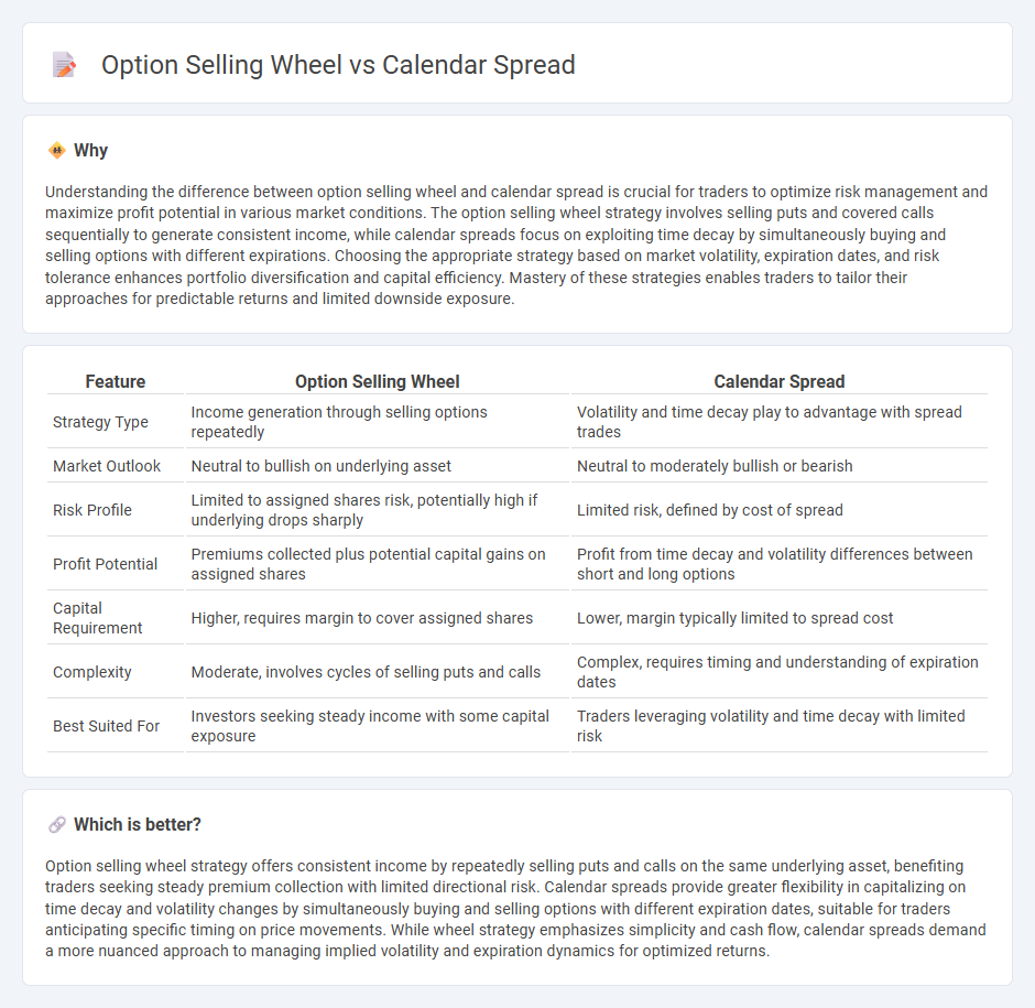 Option Selling Wheel vs Calendar Spread in Trading