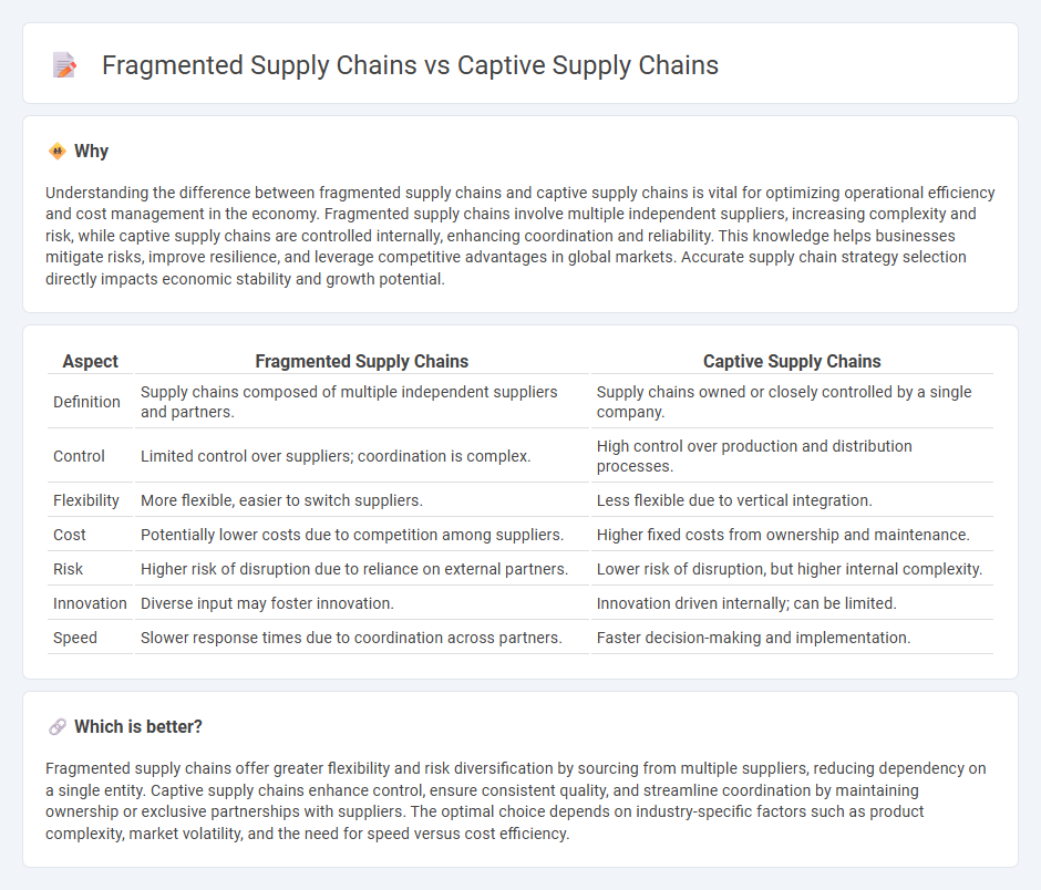 Fragmented Supply Chains vs Captive Supply Chains in Economy