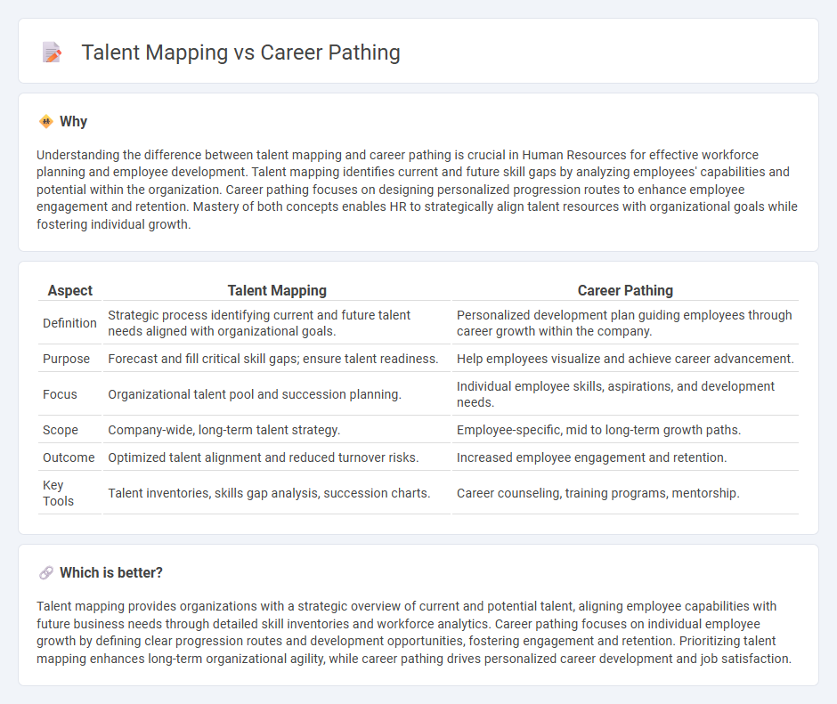 Talent Mapping vs Career Pathing in Human Resources