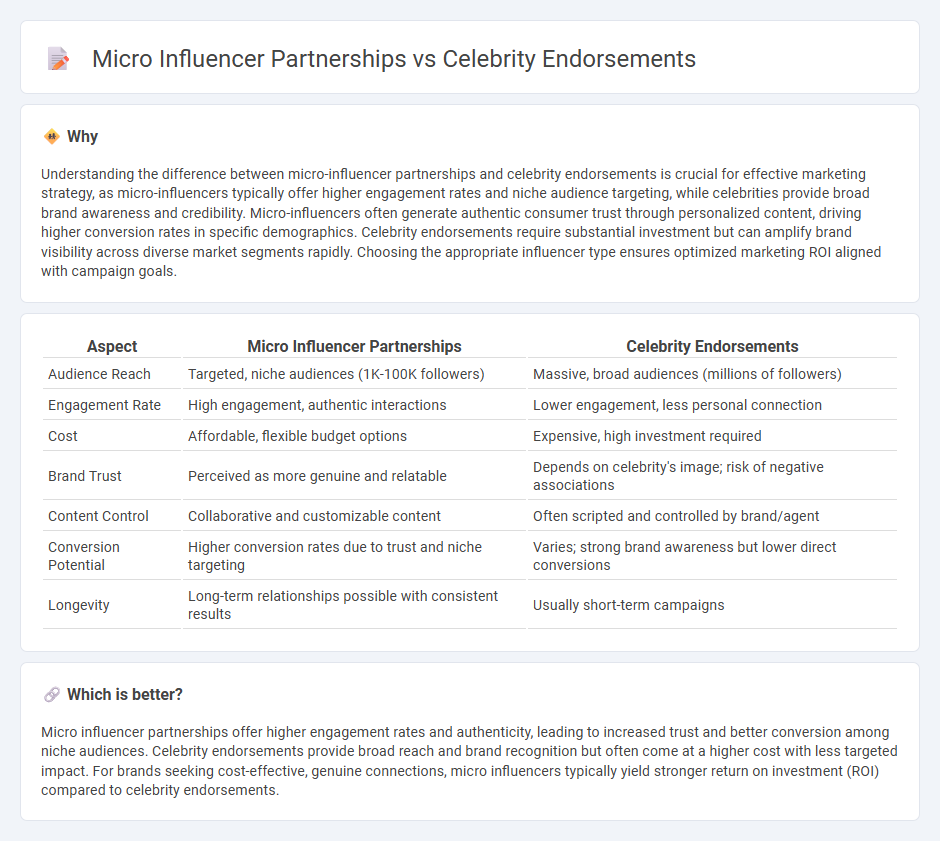 Micro Influencer Partnerships vs Celebrity Endorsements in Marketing