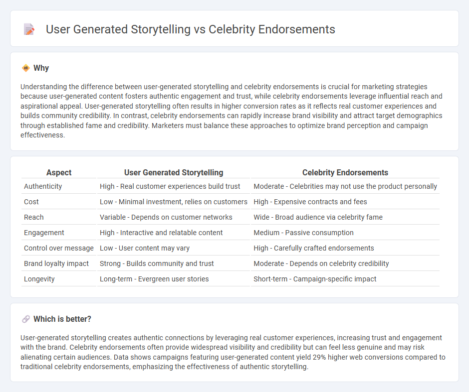 User Generated Storytelling vs Celebrity Endorsements in Marketing