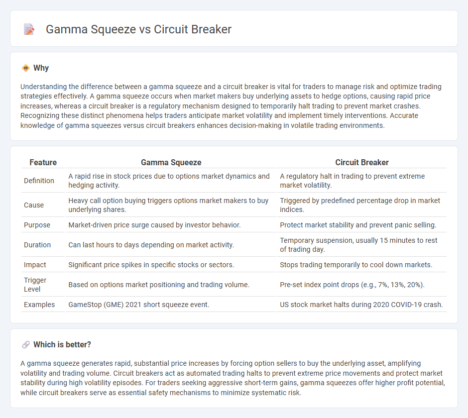 Gamma Squeeze vs Circuit Breaker in Trading