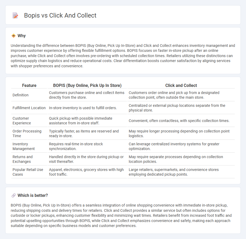 Bopis vs Click And Collect in Retail