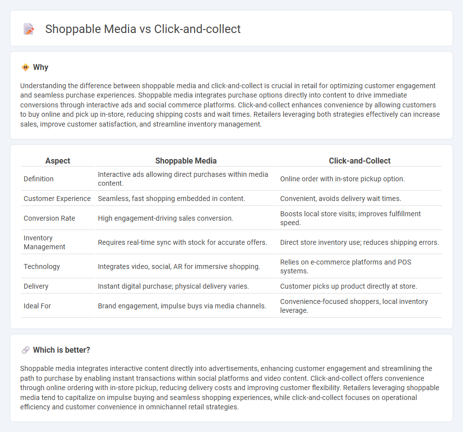 Shoppable Media vs Click-And-Collect in Retail