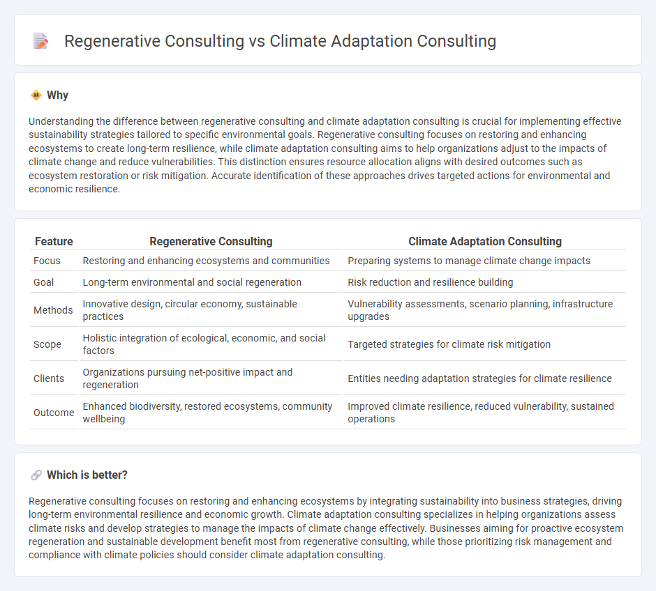 Regenerative Consulting vs Climate Adaptation Consulting in Consulting