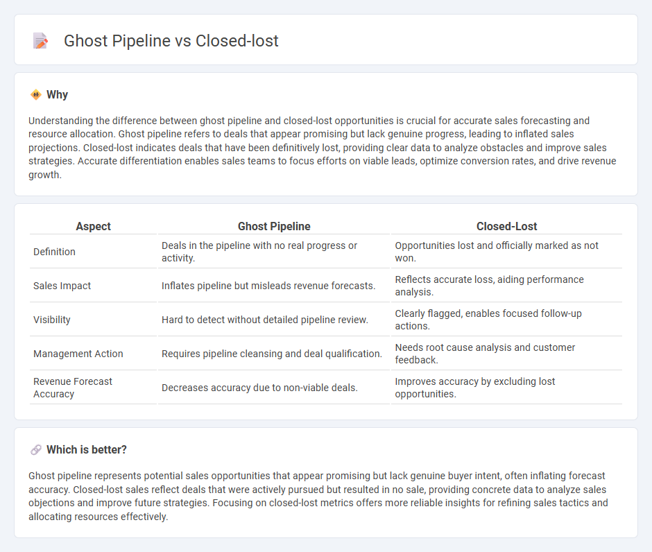 Ghost Pipeline vs Closed-Lost in Sales