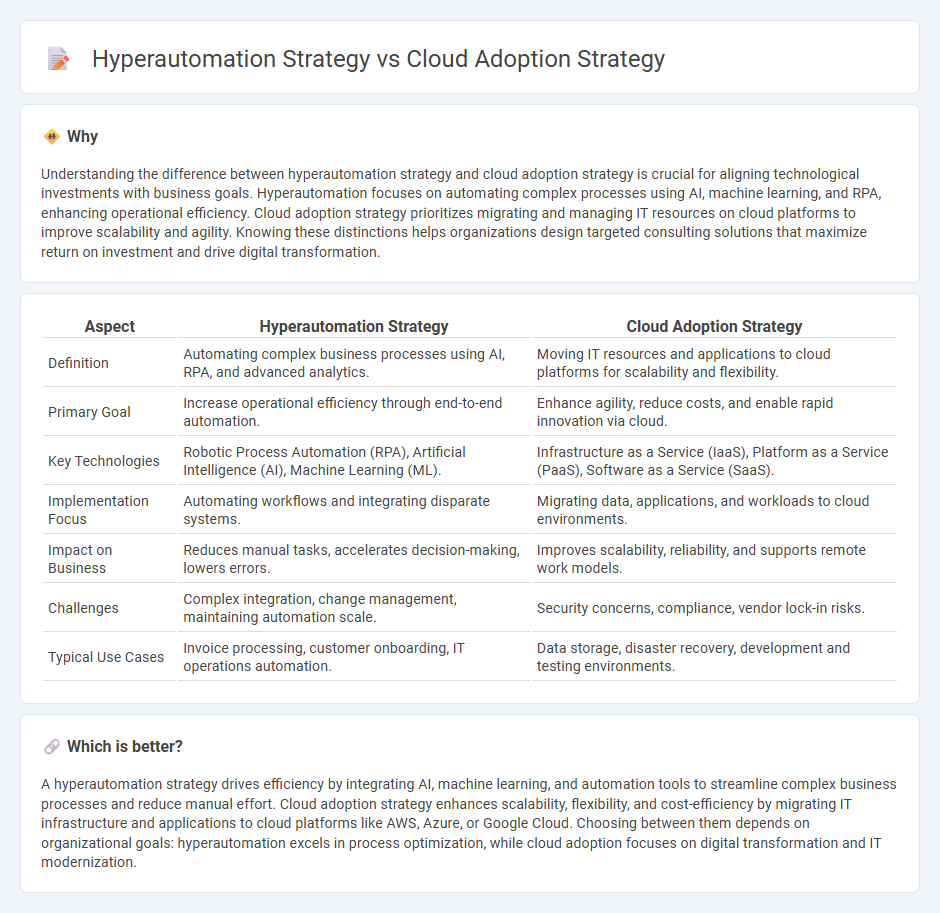 Hyperautomation Strategy vs Cloud Adoption Strategy in Consulting