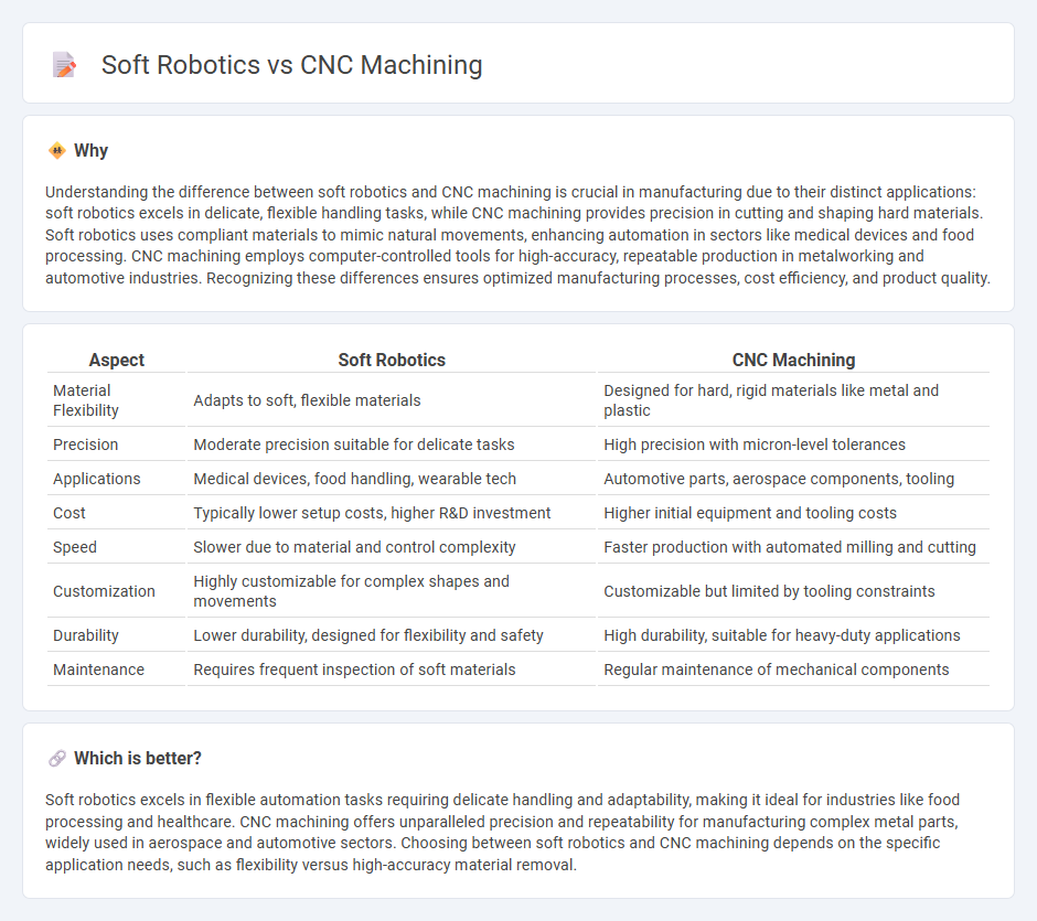 Soft Robotics vs Cnc Machining in Manufacturing
