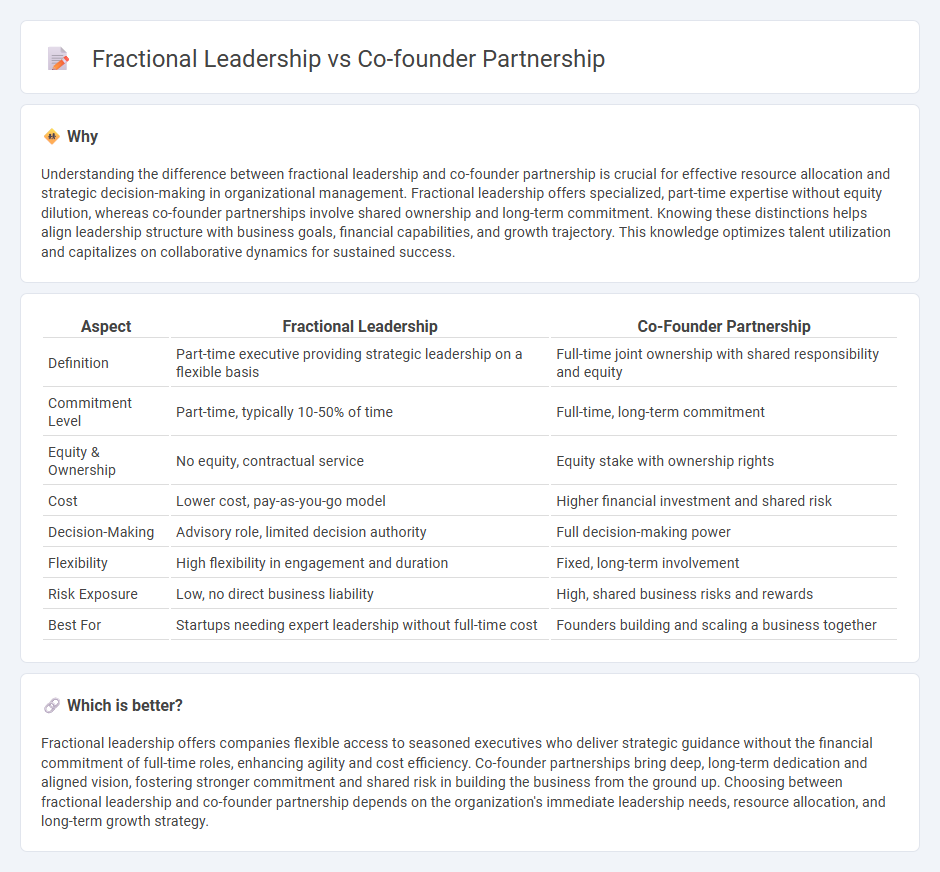 Fractional Leadership vs Co-Founder Partnership in Management