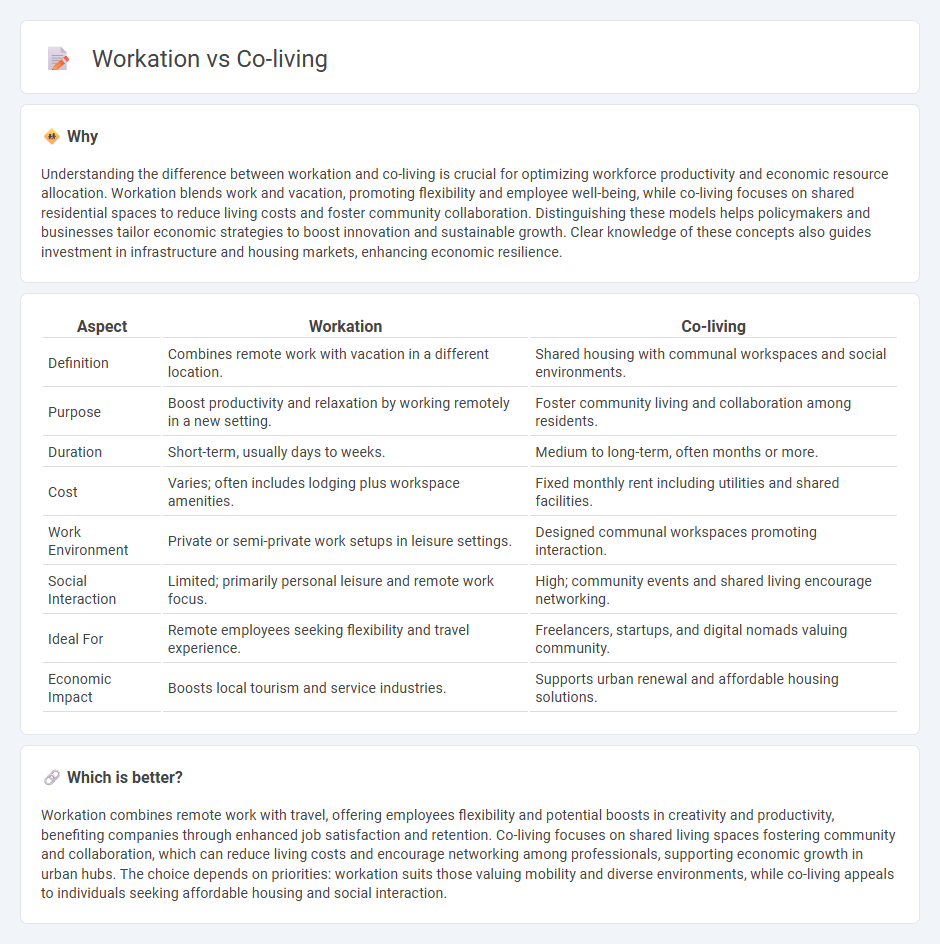 Workation vs Co-Living in Economy