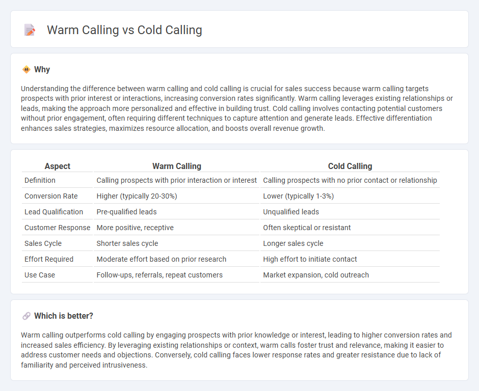 Warm Calling vs Cold Calling in Sales