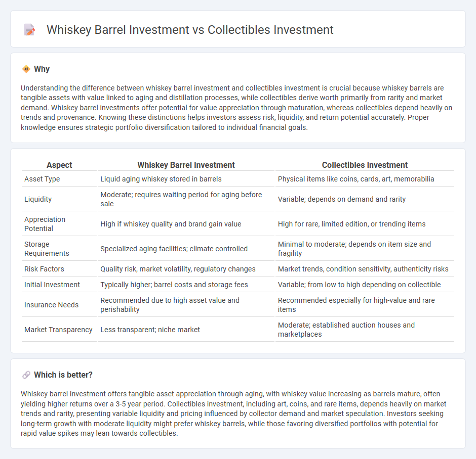 Whiskey Barrel Investment vs Collectibles Investment in Investment