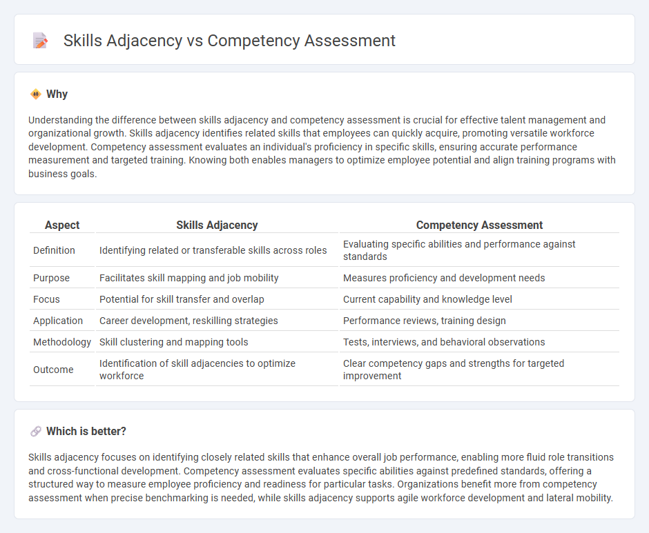 Skills Adjacency vs Competency Assessment in Management