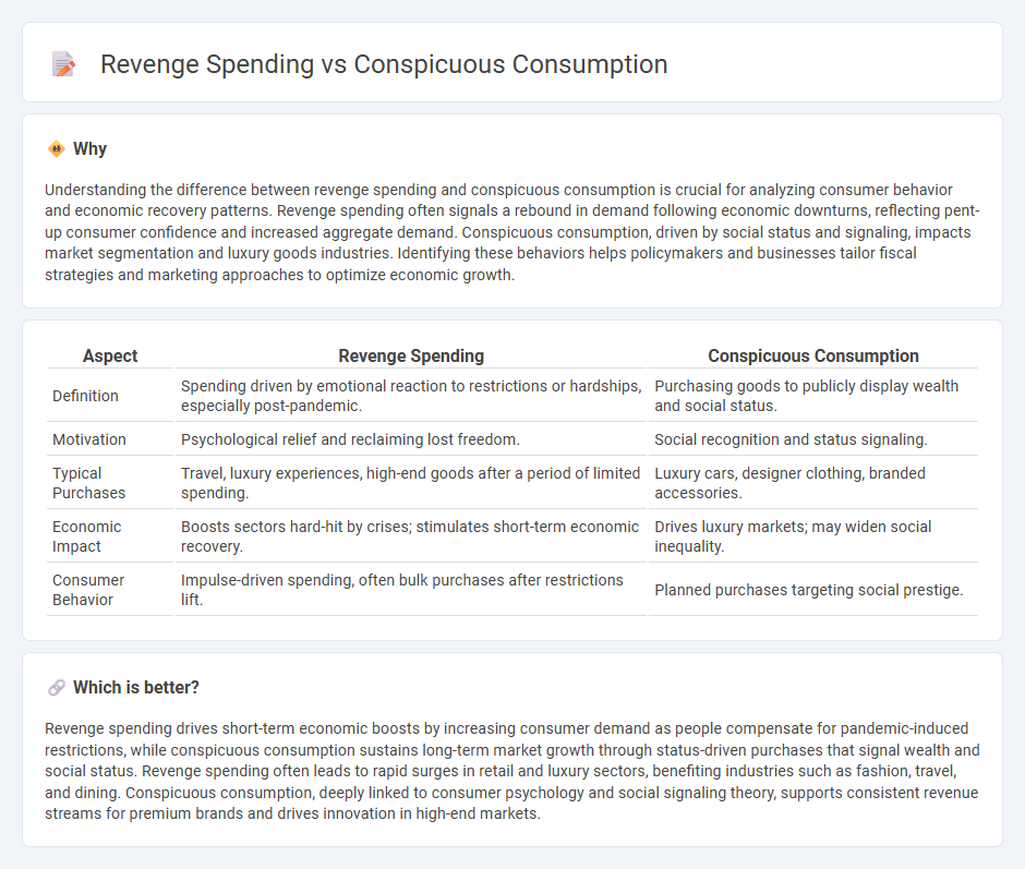 Revenge Spending vs Conspicuous Consumption in Economy