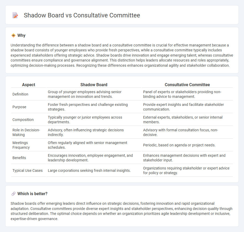 Shadow Board vs Consultative Committee in Management