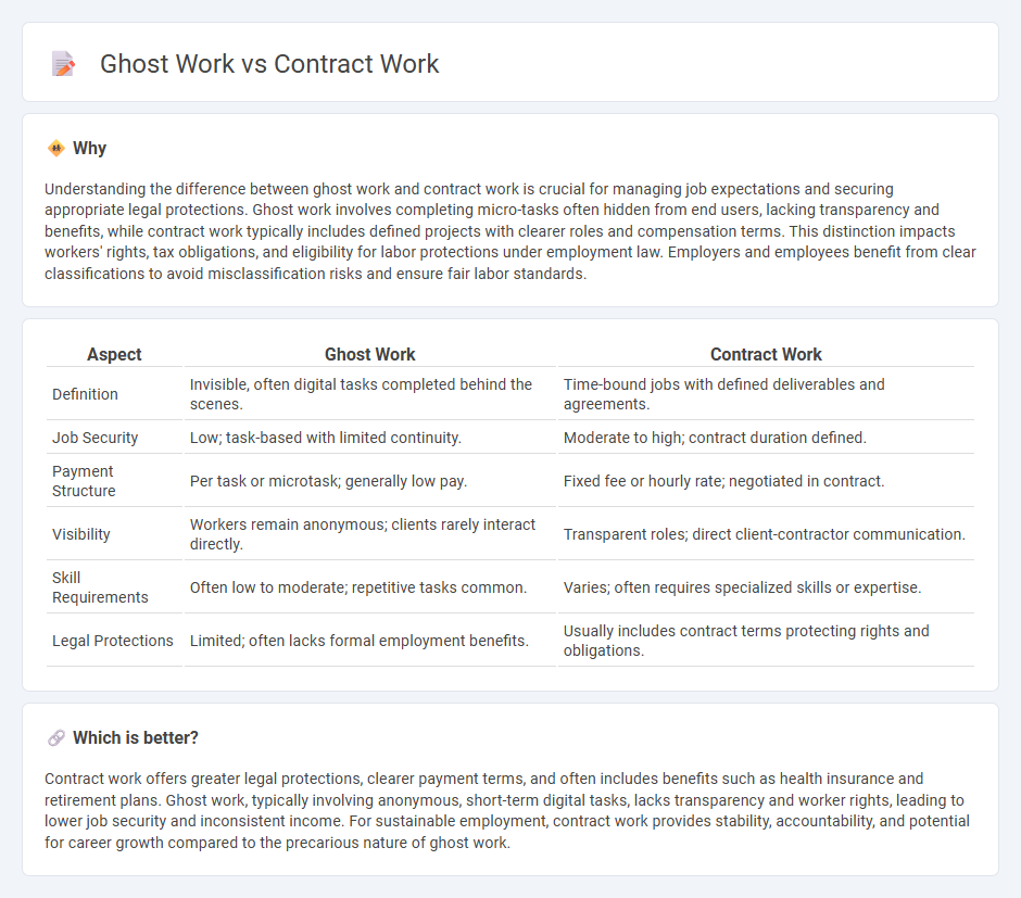 Ghost Work vs Contract Work in Employment