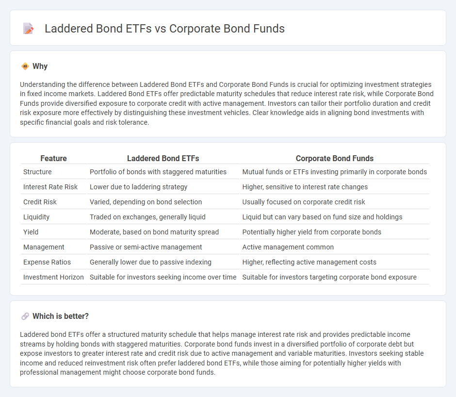Laddered Bond Etfs vs Corporate Bond Funds in Finance