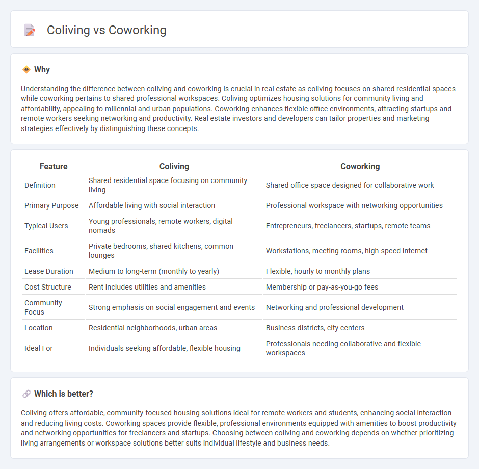 Coliving vs Coworking in Real Estate