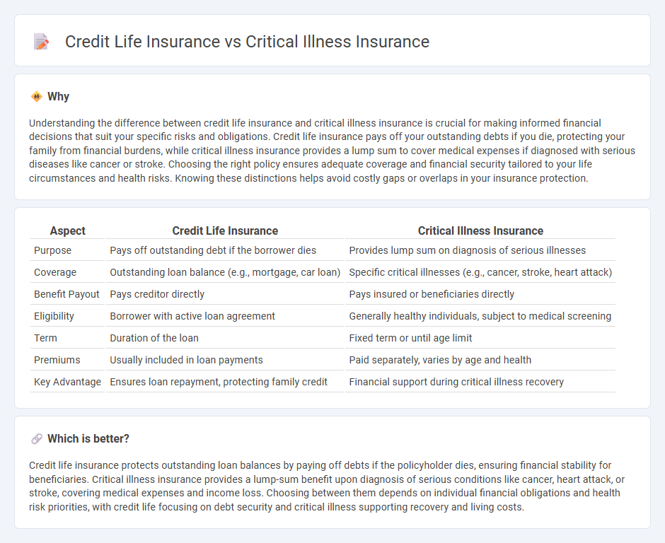 Credit Life Insurance vs Critical Illness Insurance in Insurance