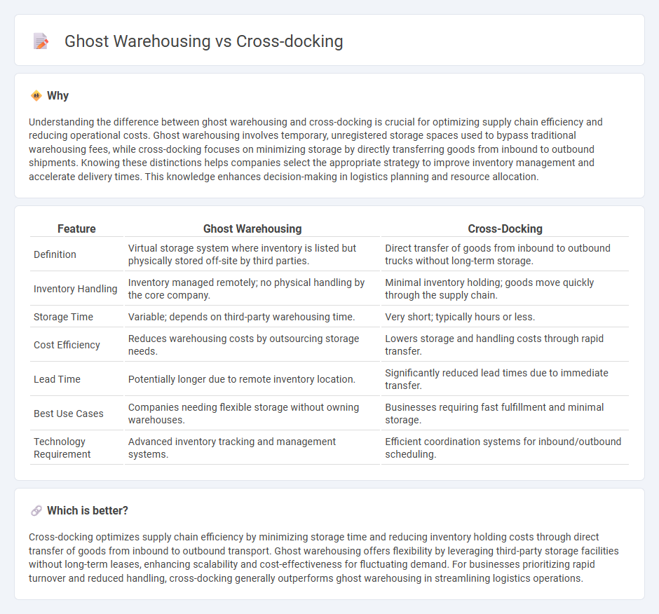 Ghost Warehousing vs Cross-Docking in Logistics