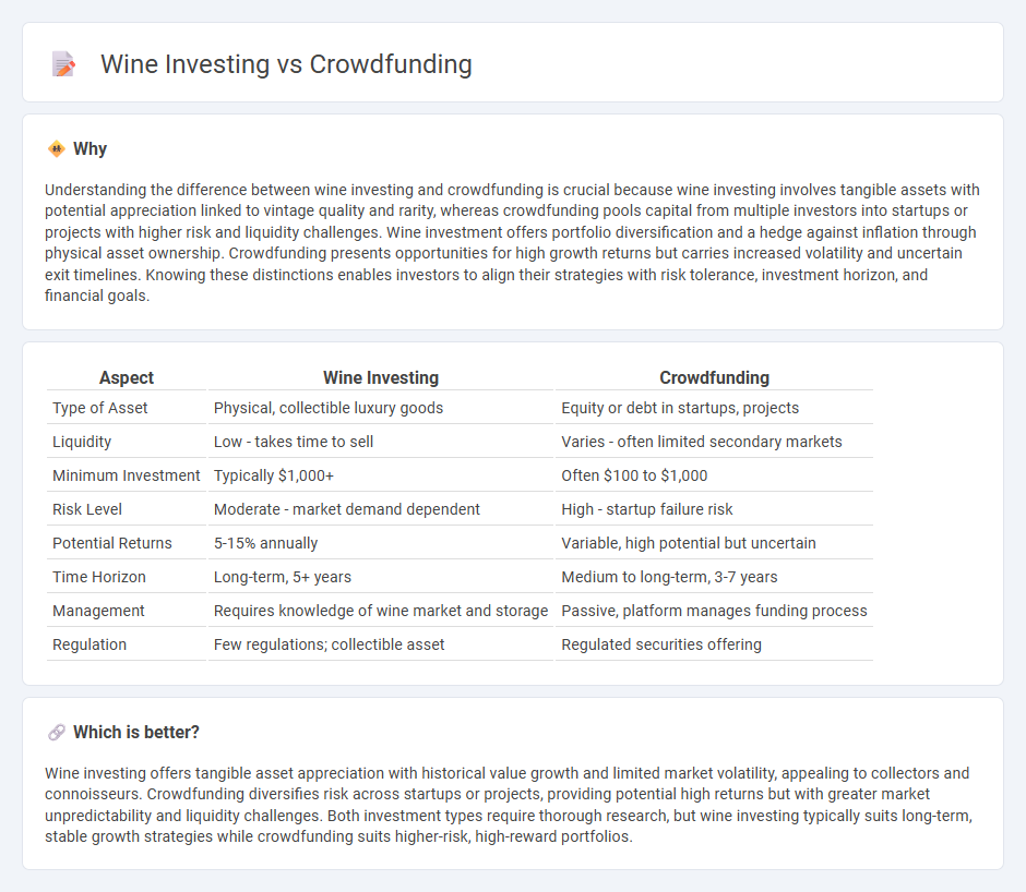 Wine Investing vs Crowdfunding in Investment