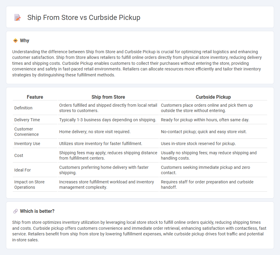 Ship From Store vs Curbside Pickup in Retail