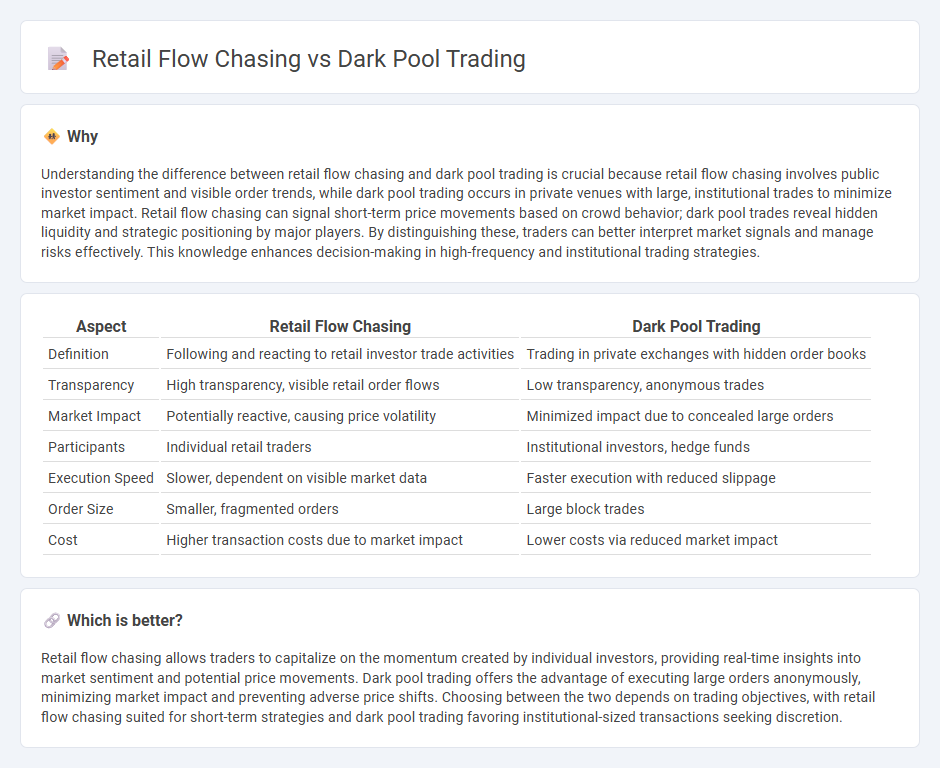 Retail Flow Chasing vs Dark Pool Trading in Trading