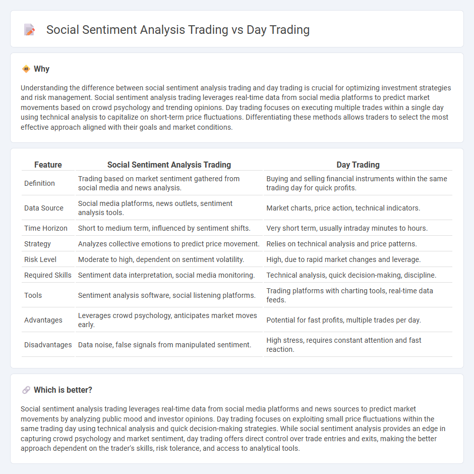 Social Sentiment Analysis Trading vs Day Trading in Trading