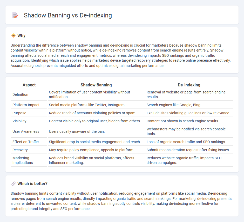 Shadow Banning vs De-Indexing in Marketing