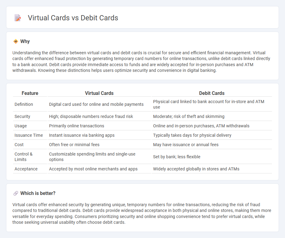 Virtual Cards vs Debit Cards in Banking