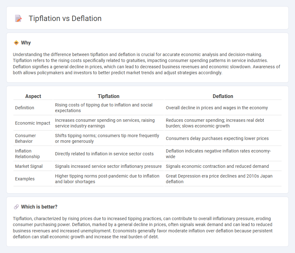 Tipflation vs Deflation in Economy