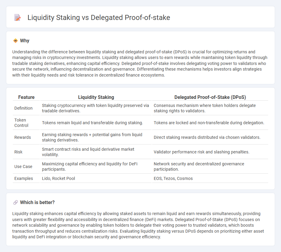 Liquidity Staking vs Delegated Proof-Of-Stake in Finance