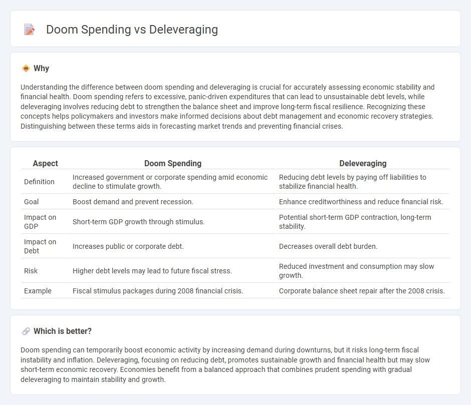 Doom Spending vs Deleveraging in Economy