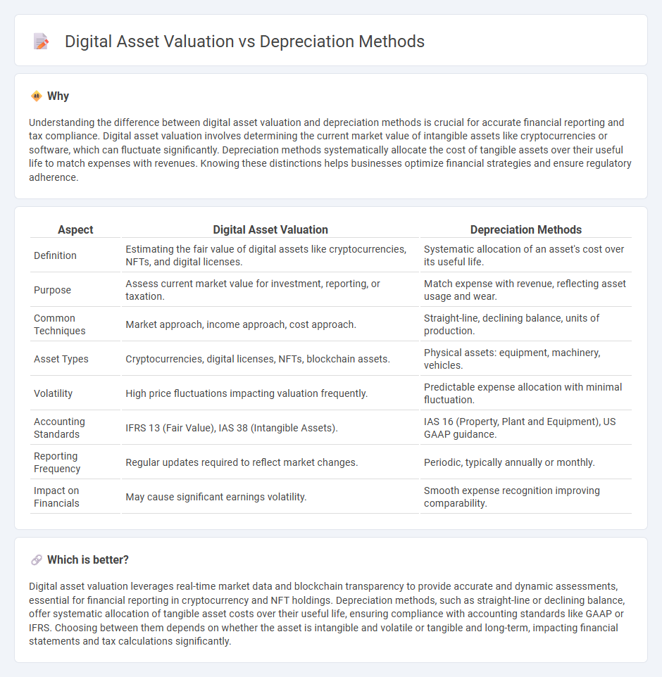 Digital Asset Valuation vs Depreciation Methods in Accounting