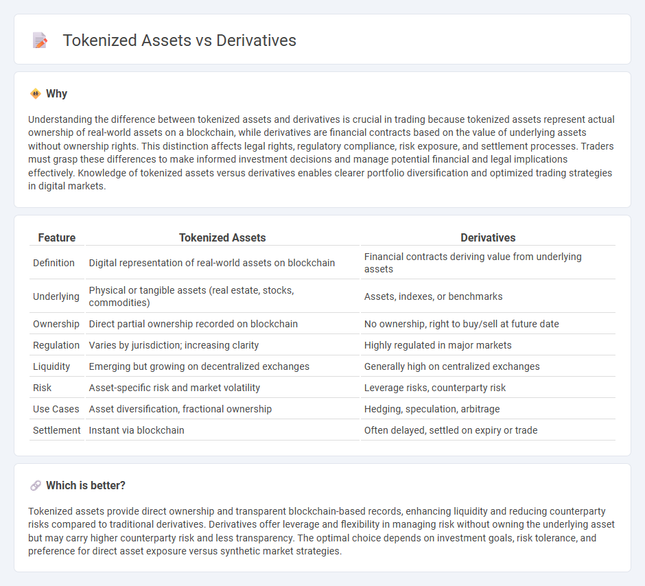 Tokenized Assets vs Derivatives in Trading