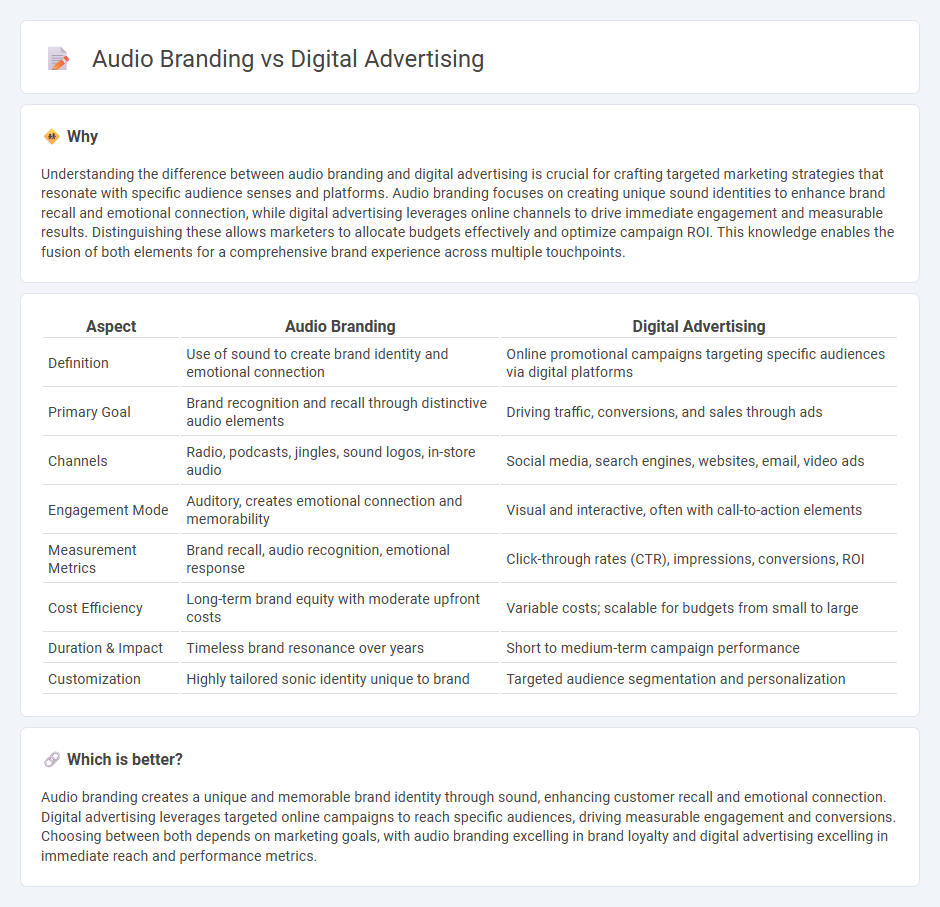 Audio Branding vs Digital Advertising in Marketing