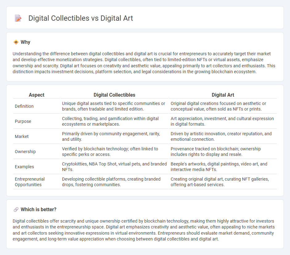 Digital Collectibles vs Digital Art in Entrepreneurship