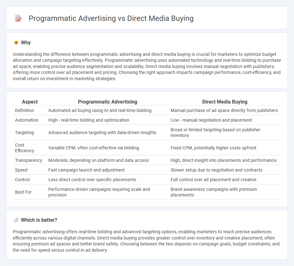 Programmatic Advertising vs Direct Media Buying in Marketing