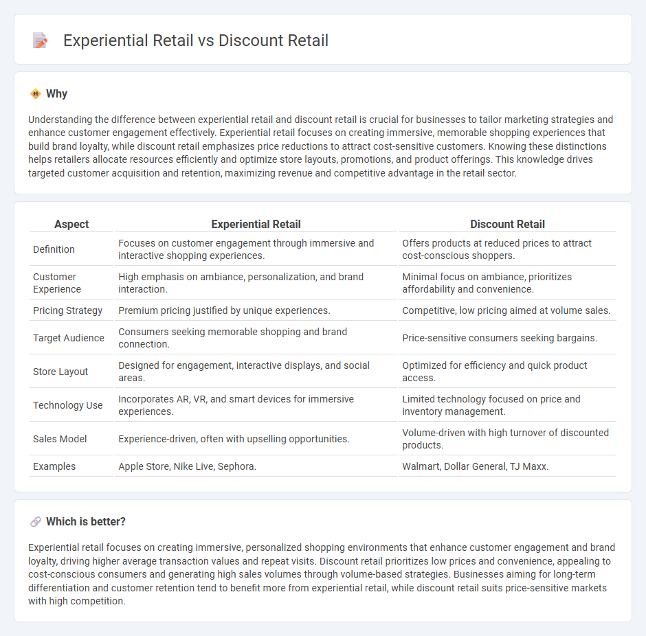 Experiential Retail vs Discount Retail in Retail