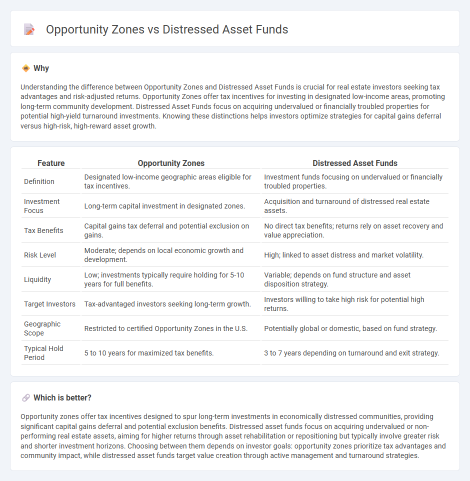 Opportunity Zones vs Distressed Asset Funds in Real Estate