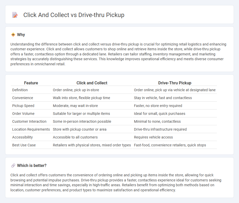Click And Collect vs Drive-Thru Pickup in Retail