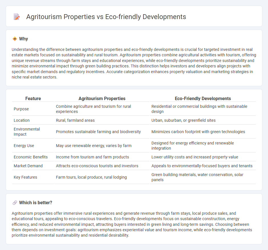 Agritourism Properties vs Eco-Friendly Developments in Real Estate
