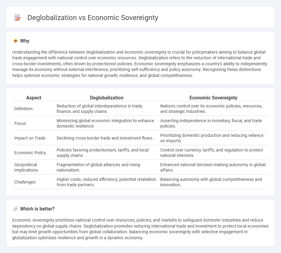 Deglobalization vs Economic Sovereignty in Economy