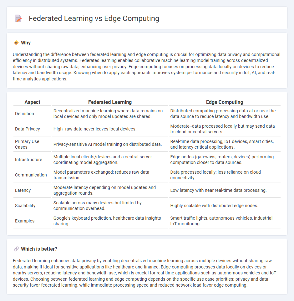 Federated Learning vs Edge Computing in Technology