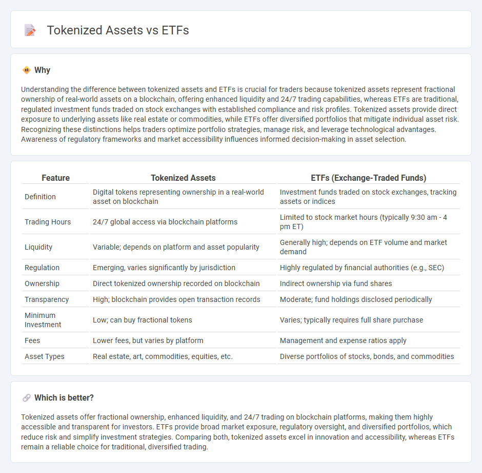 Tokenized Assets vs Etfs in Trading