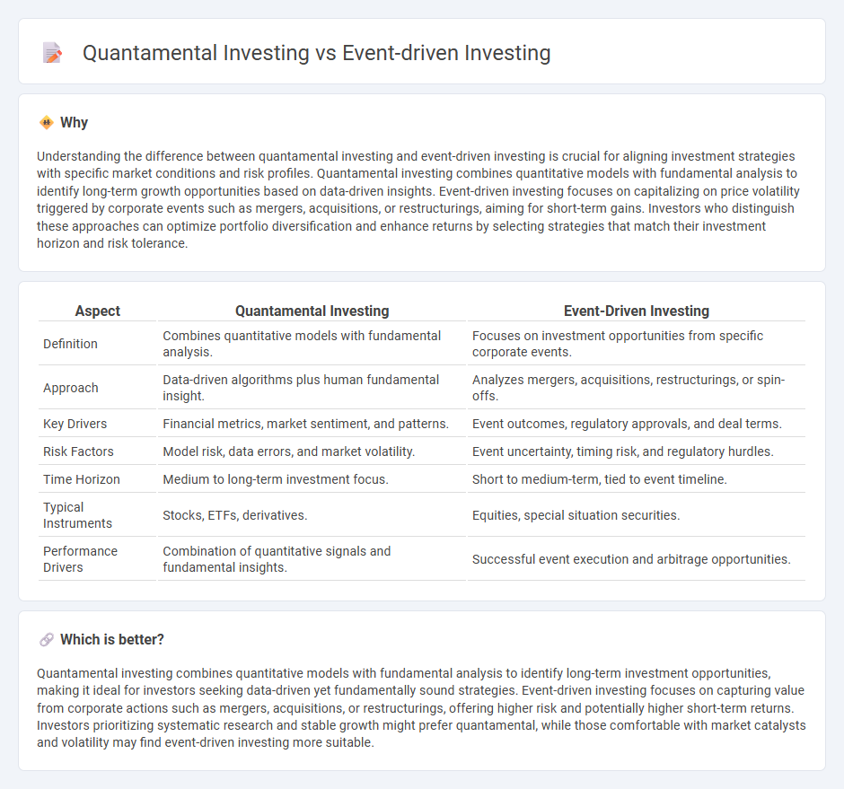 Quantamental Investing vs Event-Driven Investing in Finance