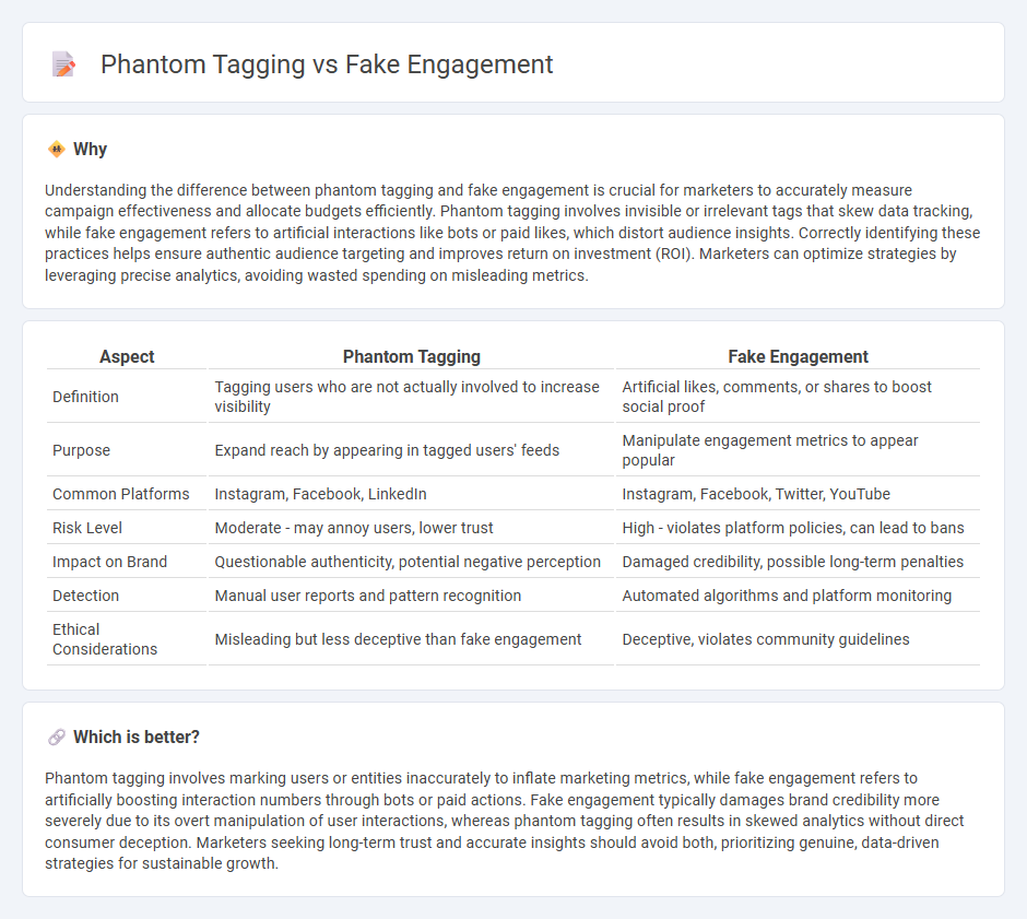 Phantom Tagging vs Fake Engagement in Marketing